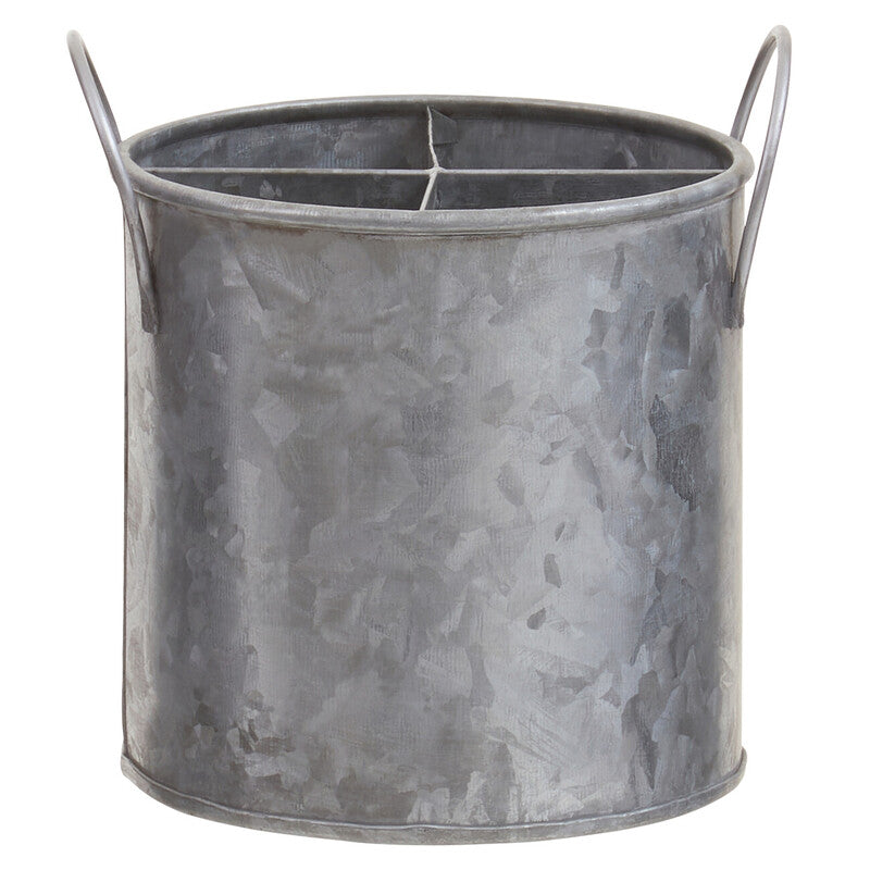 Four Section Galvanised Steel Cutlery Holder | Drummond