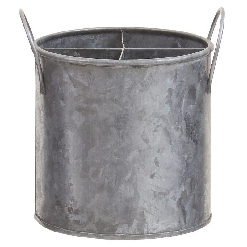 Four Section Galvanised Steel Cutlery Holder | Drummond