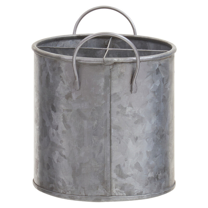 Four Section Galvanised Steel Cutlery Holder | Drummond
