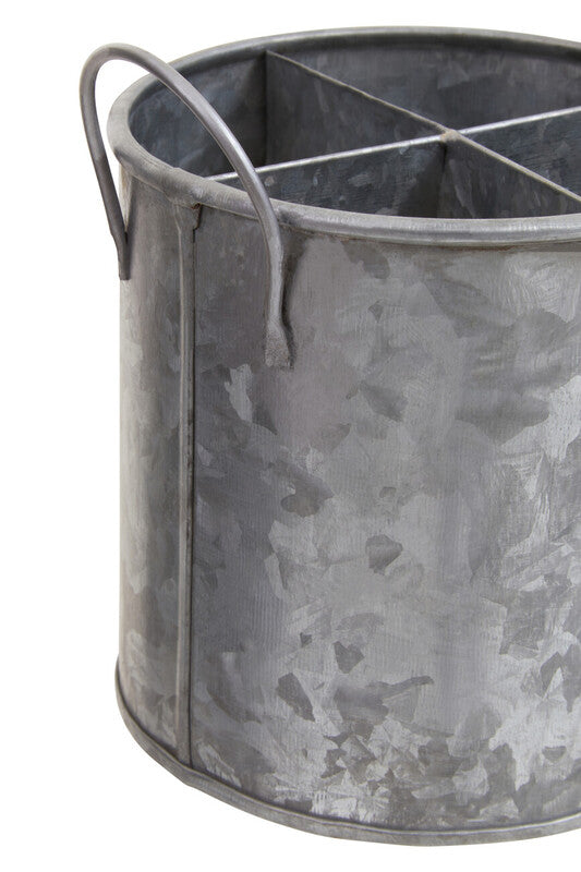 Four Section Galvanised Steel Cutlery Holder | Drummond