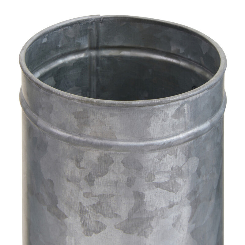Set of Three Galvanised Steel Canisters | Drummond