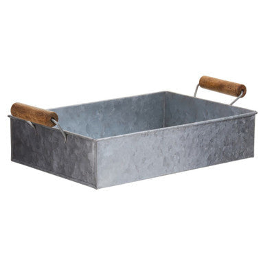 Galvanised Steel Rectangular Tray | Drummond