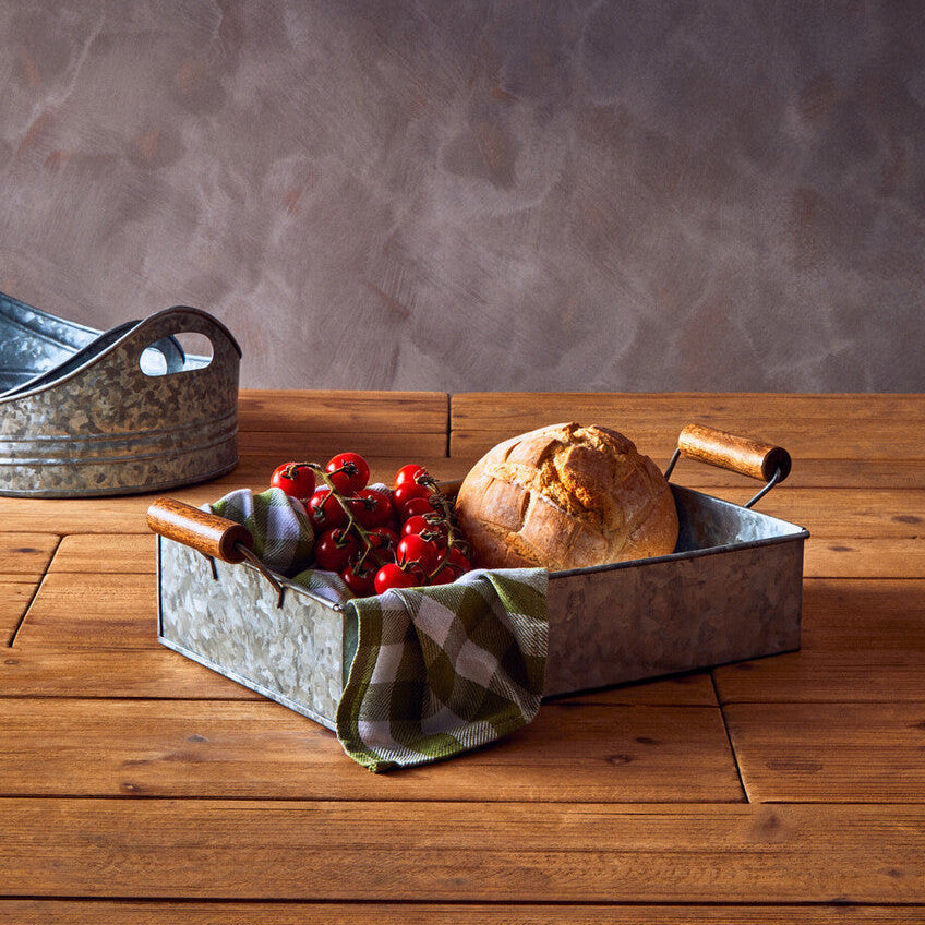 Galvanised Steel Rectangular Tray | Drummond