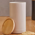 Cream Large Stoneware Canister | Fenwick
