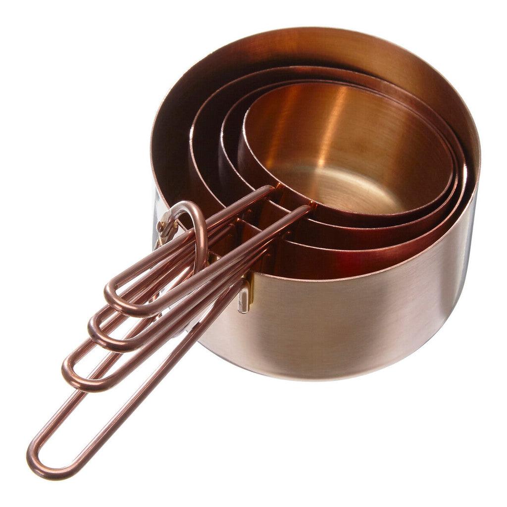Alchemist Rose Gold Finish Set of 4 Measuring Cups