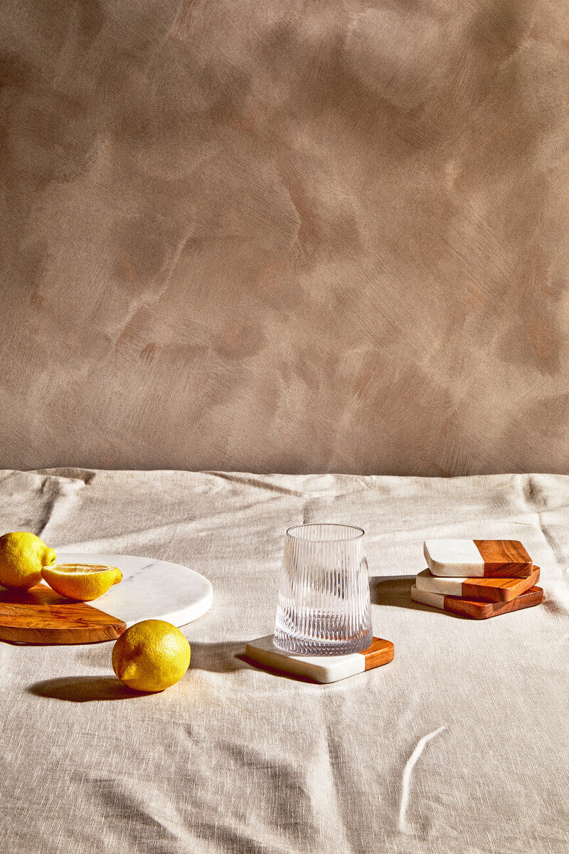Small Marble and Acacia Wood Paddle Board | Monzaro