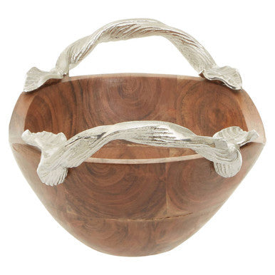 Acacia Wood Small Oval Bowl | Vine