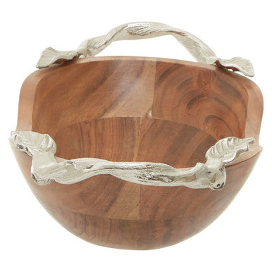 Acacia Wood Large Oval Bowl | Vine
