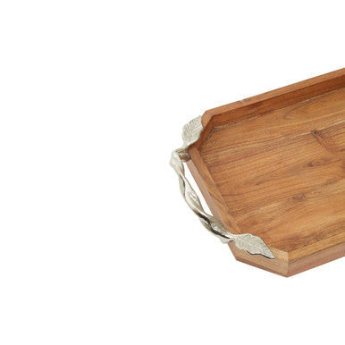 Acacia Wood Small Rectangular Tray | Vine