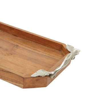 Acacia Wood Small Rectangular Tray | Vine