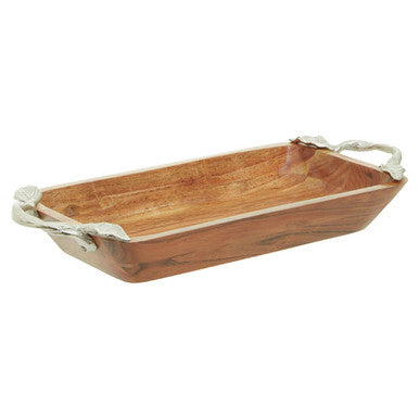 Acacia Wood  Rectangular Bowl | Vine