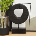 Small Rustic Mango Wood Sculpture on Stand | Fidel