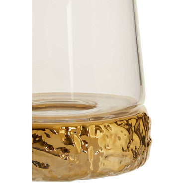 Small Gold Hurricane Candle Holder | Martele