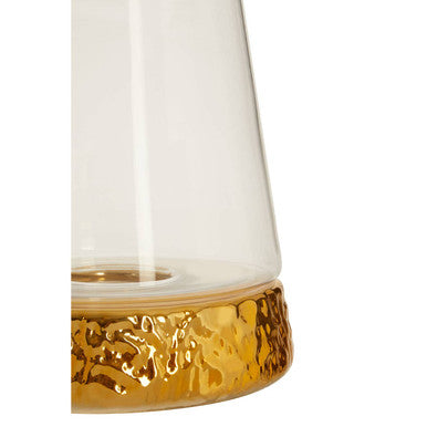 Large Hurricane Gold Candle Holder | Martele