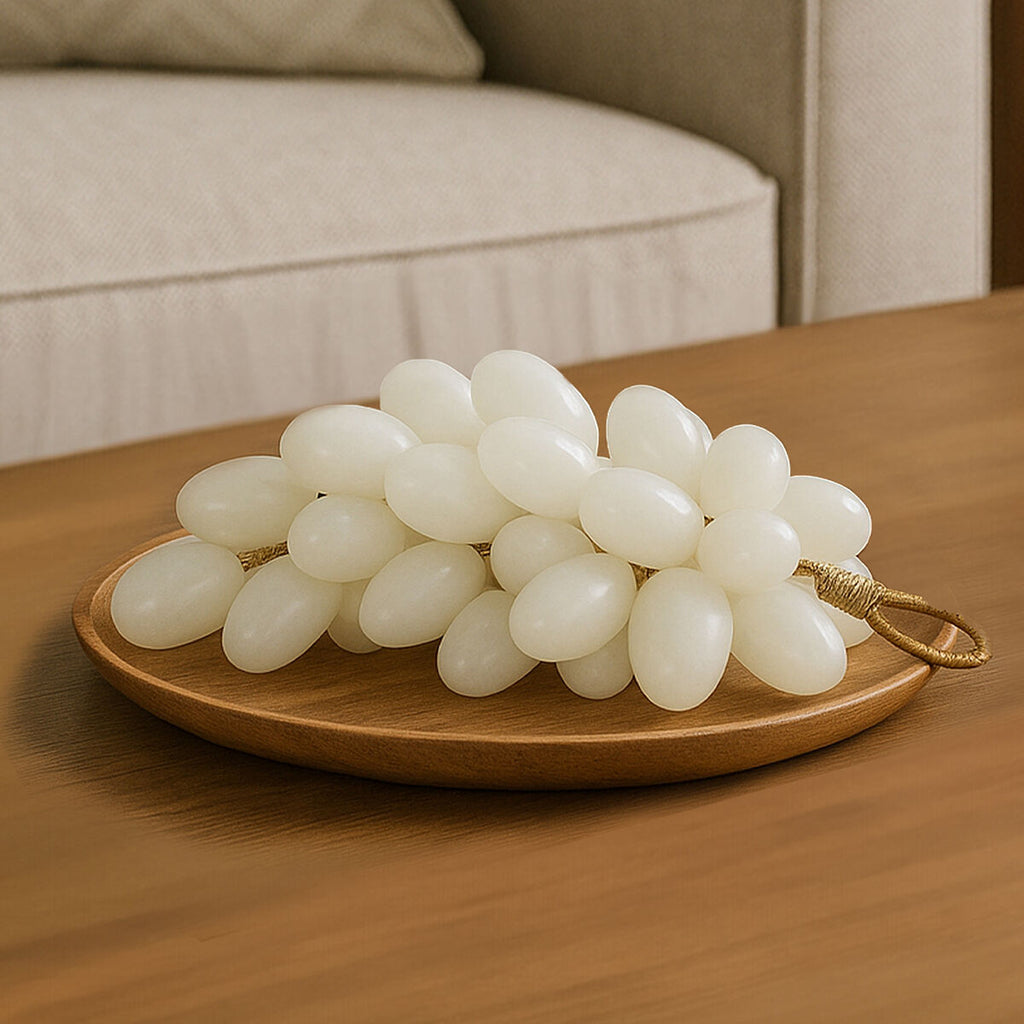 White Onyx Decorative Grapes | Oleena
