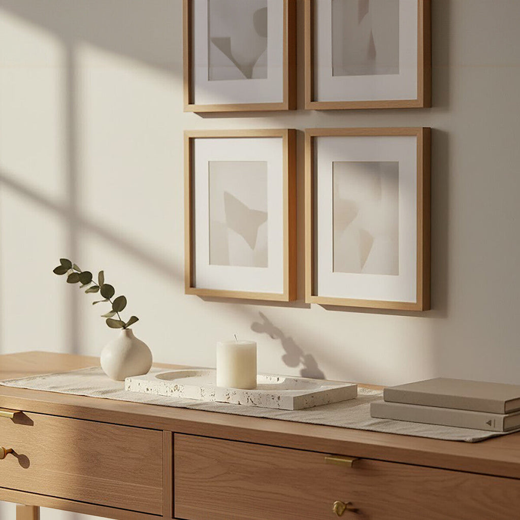 Travertine Rectangular Decorative Tray | Tibor