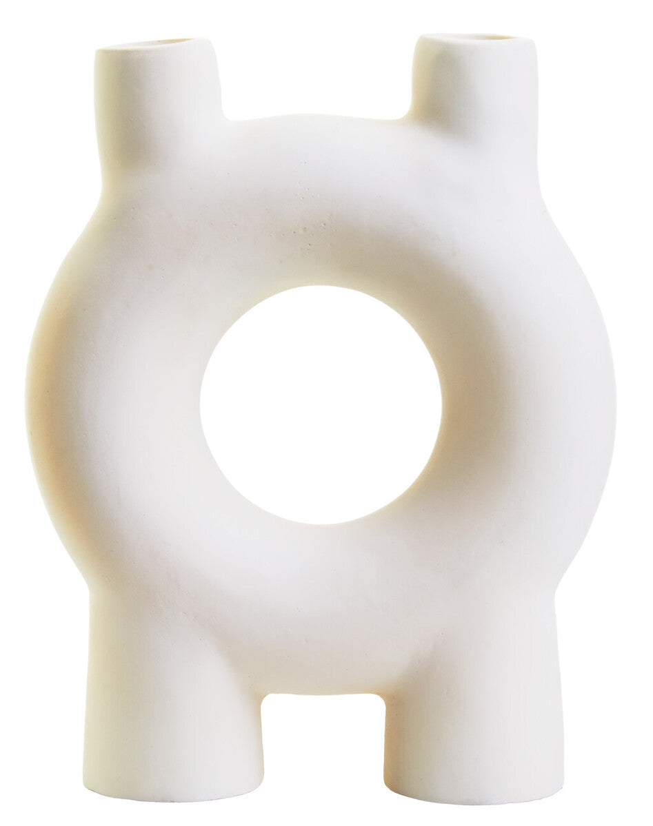 Small Cream Candle Holder | Hapax
