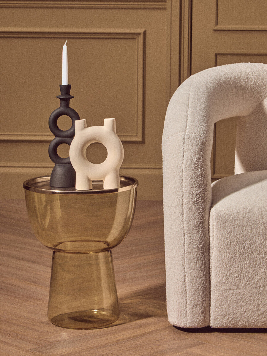 Small Cream Candle Holder | Hapax