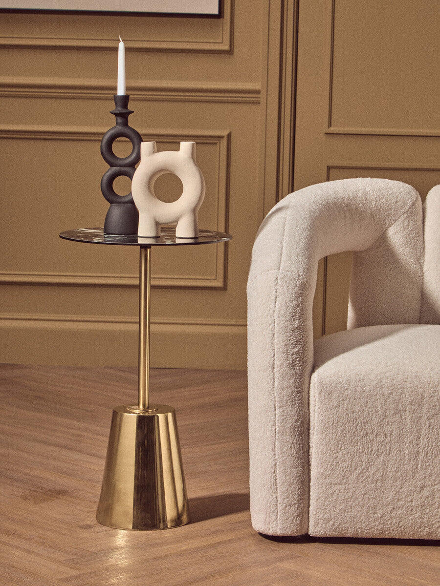 Small Cream Candle Holder | Hapax