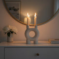 Small Cream Candle Holder | Hapax