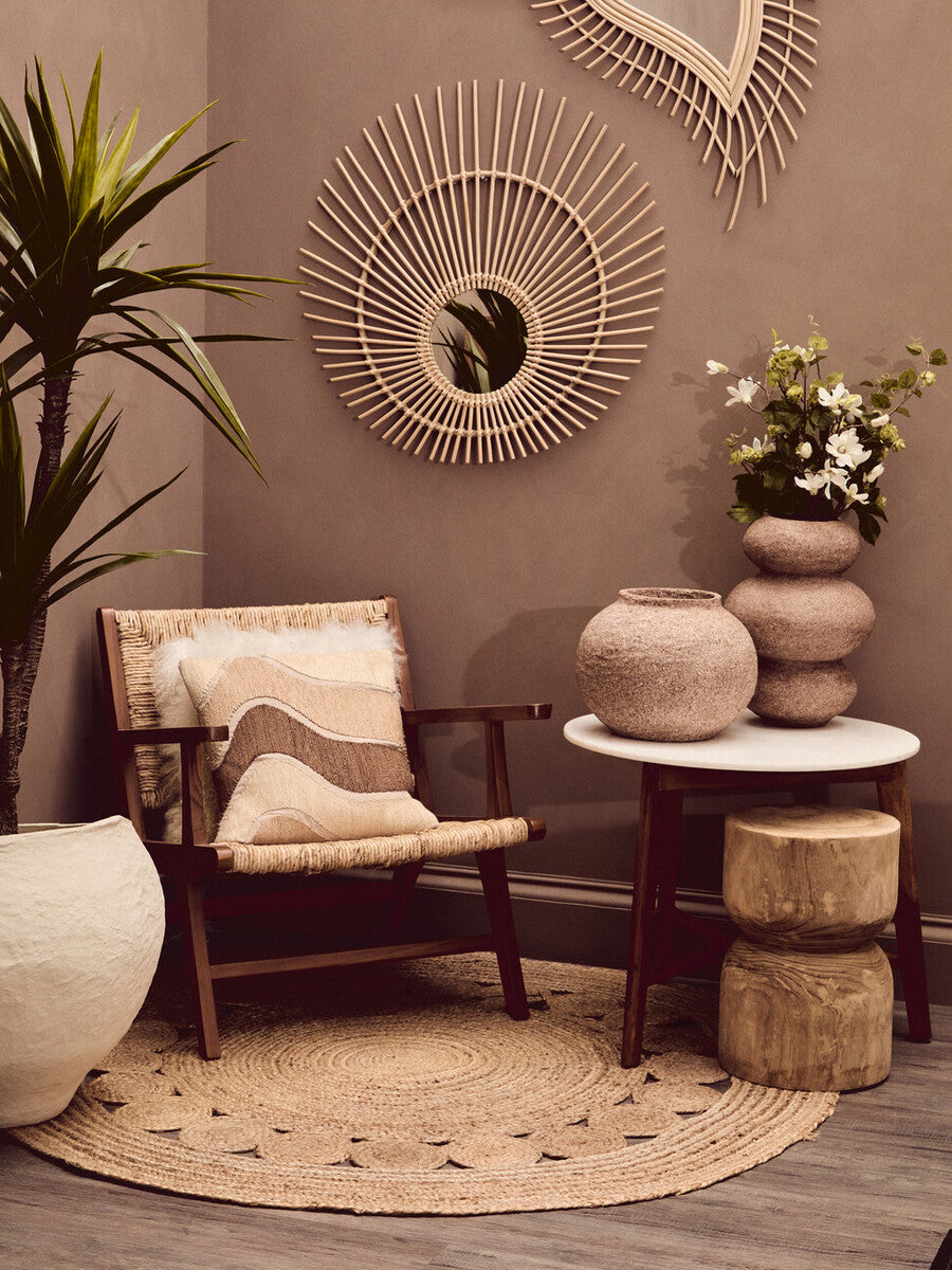 Cotton Mache and Coco Shell Bubble Vase | Sanai