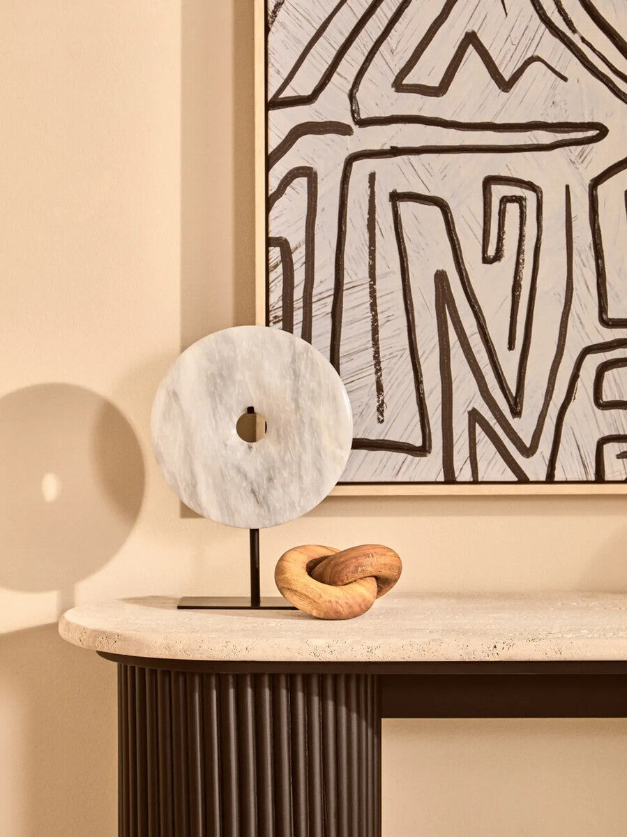 Natural Wood Small Knot Decor | Cato