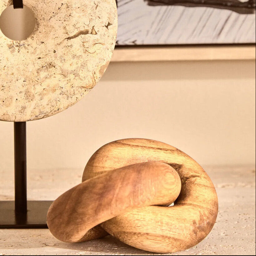 Natural Wood Small Knot Decor | Cato