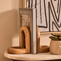 Arlo Natural Wood Set of 2 Bookends