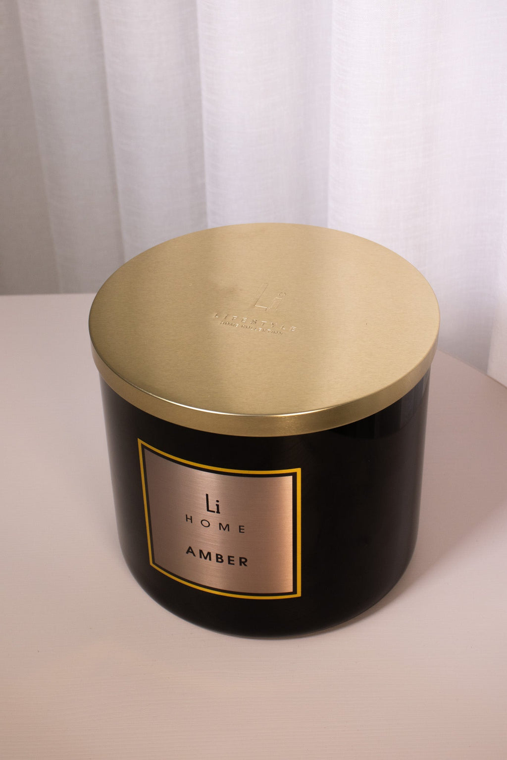 Amber - 3 Wick Luxury Candle 1kg