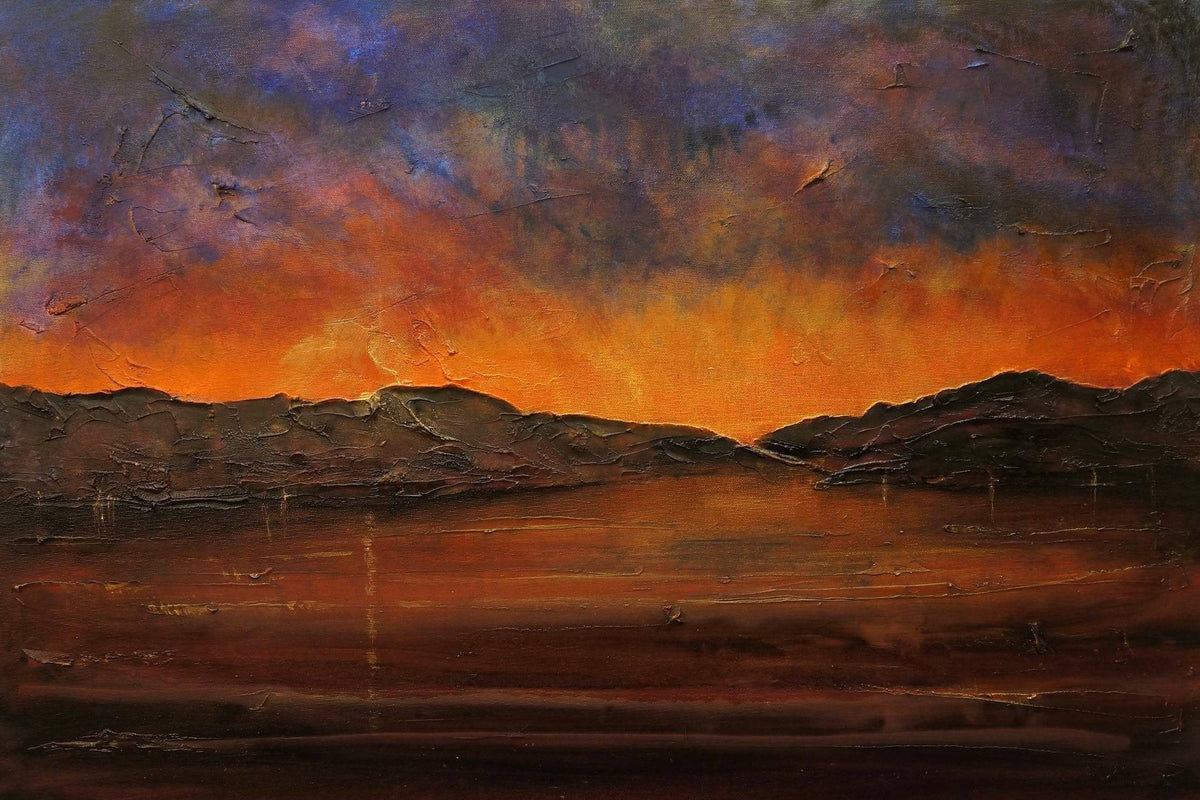 A Brooding Clyde Dusk | Statement Interior Wall Art from Scotland