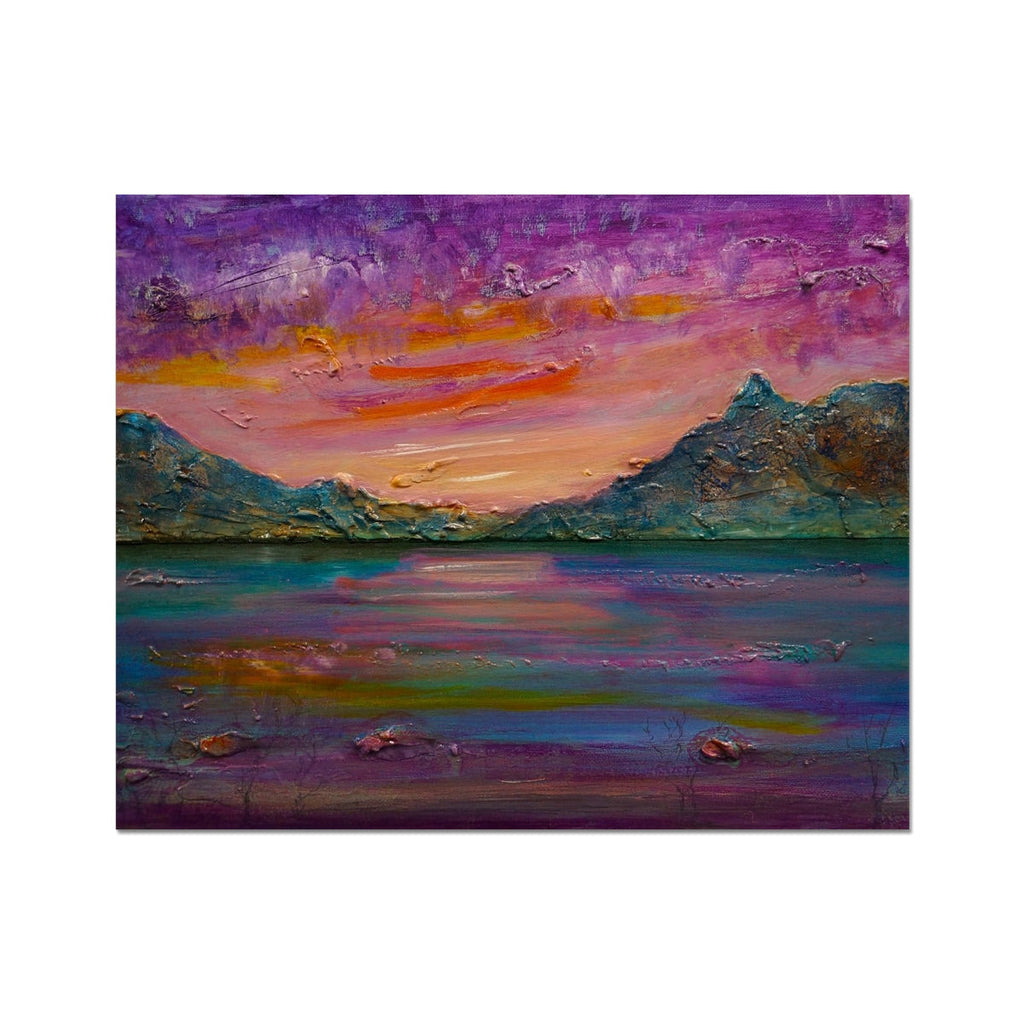 Loch Leven Sunset Artist Proof Collector Print