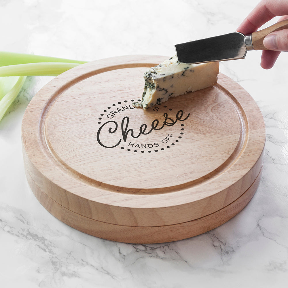 Personalised Hands Off Cheese Board Set